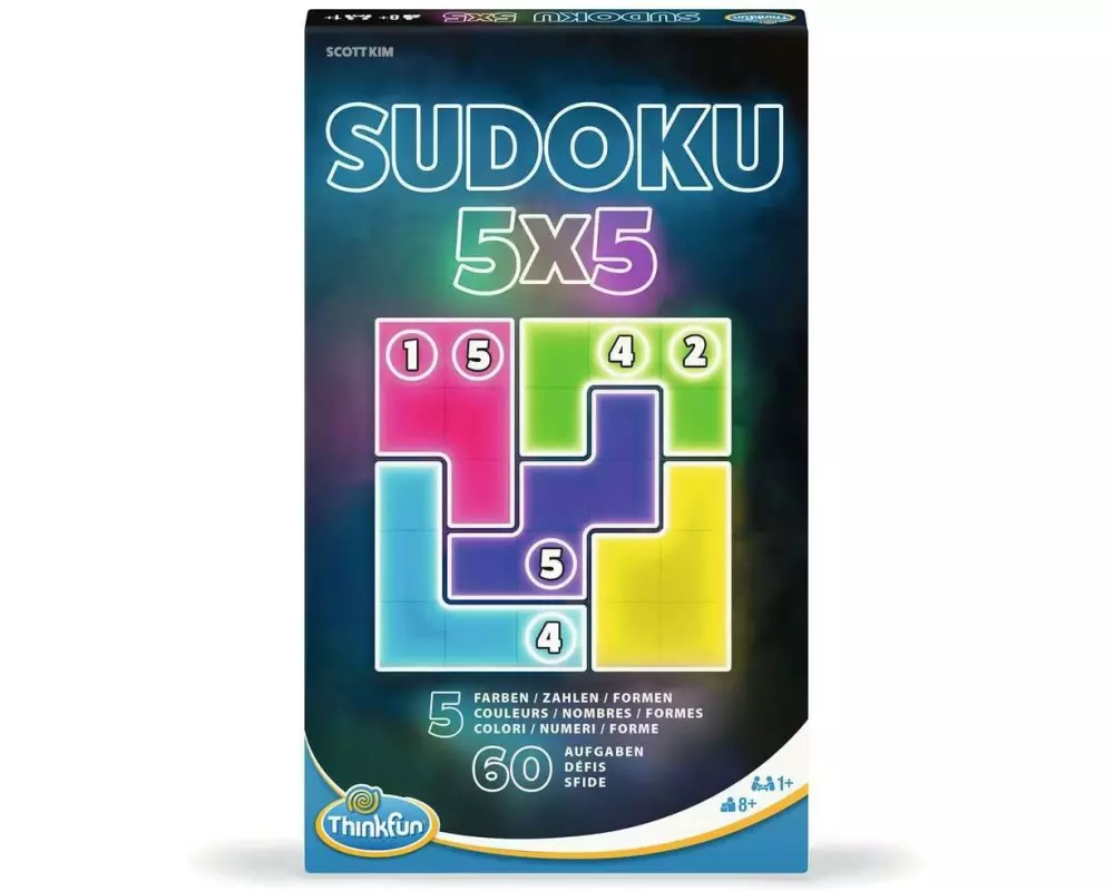 Thinkfun Rätselspiel Sudoku 5 x 5 - magnetic (DE/ FR/ IT)