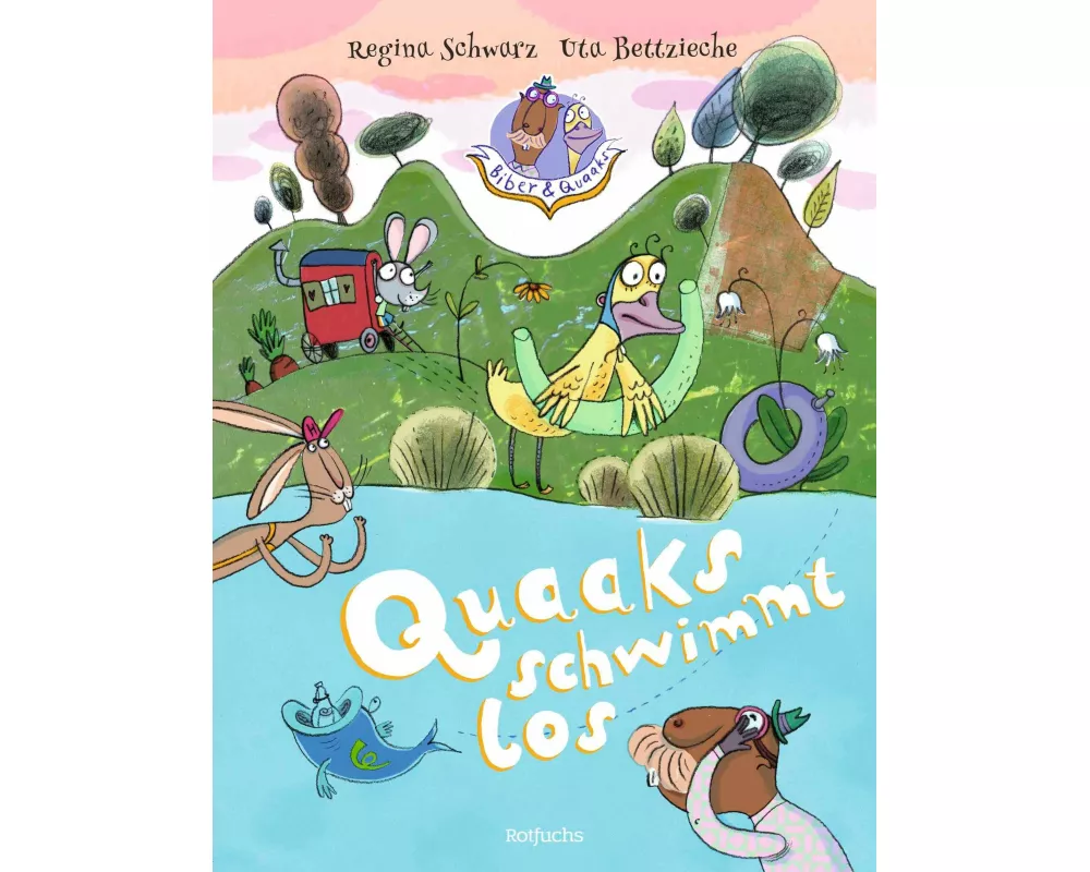 Biber & Quaaks: Quaaks schwimmt los