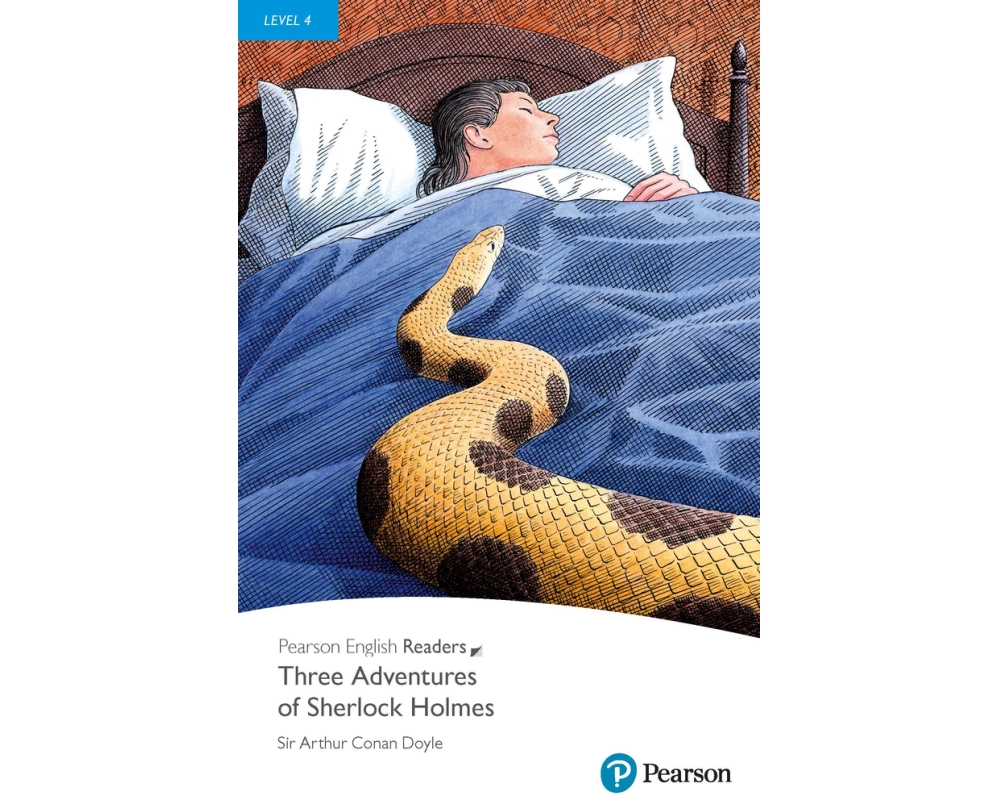 PERL4: Three Adventures Of Sherlock Holmes Book with eBook and audio
