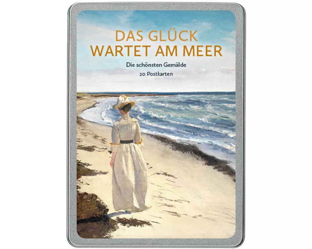 Das Glück wartet am Meer Postkarte VE 20
