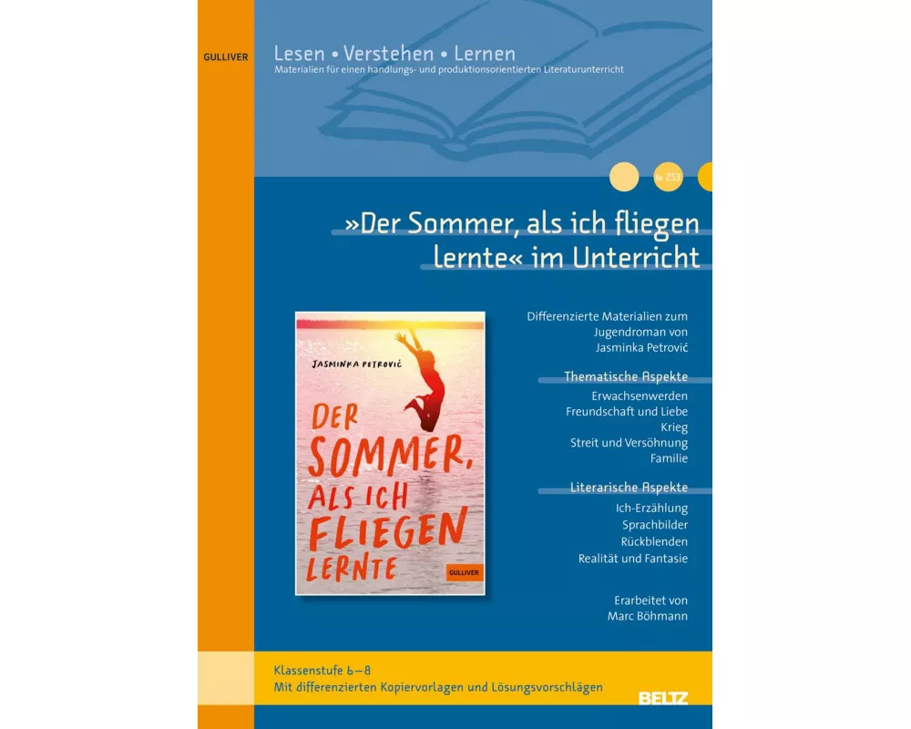 »Der Sommer, als ich fliegen lernte« im Unterricht