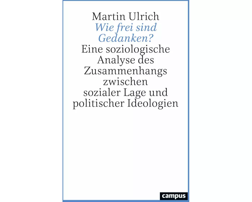 Wie frei sind Gedanken?