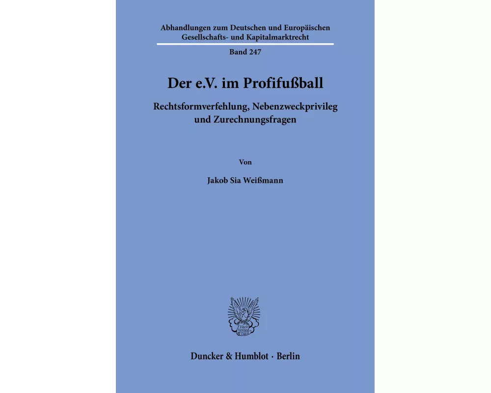 Der e.V. im Profifußball