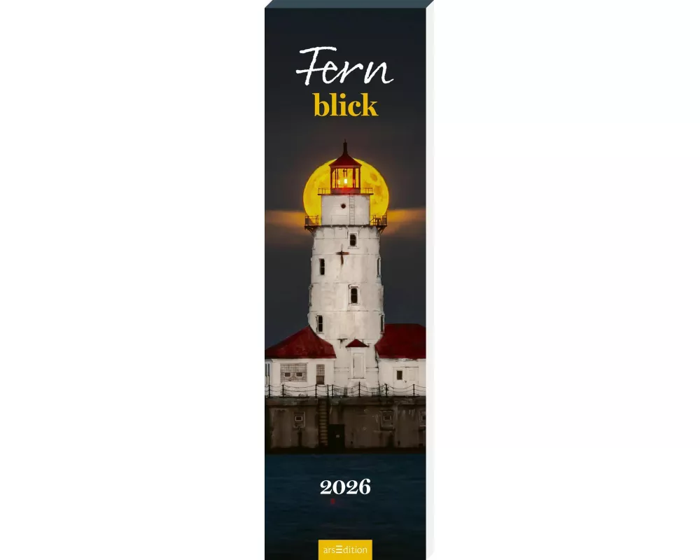 Lesezeichenkalender Fernblick 2026
