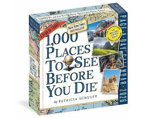 1,000 Places to See Before You Die Page-A-Day Calendar 2026
