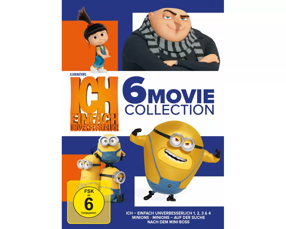 Ich einfach unverbesserlich & Minions - 6-Movie Collection