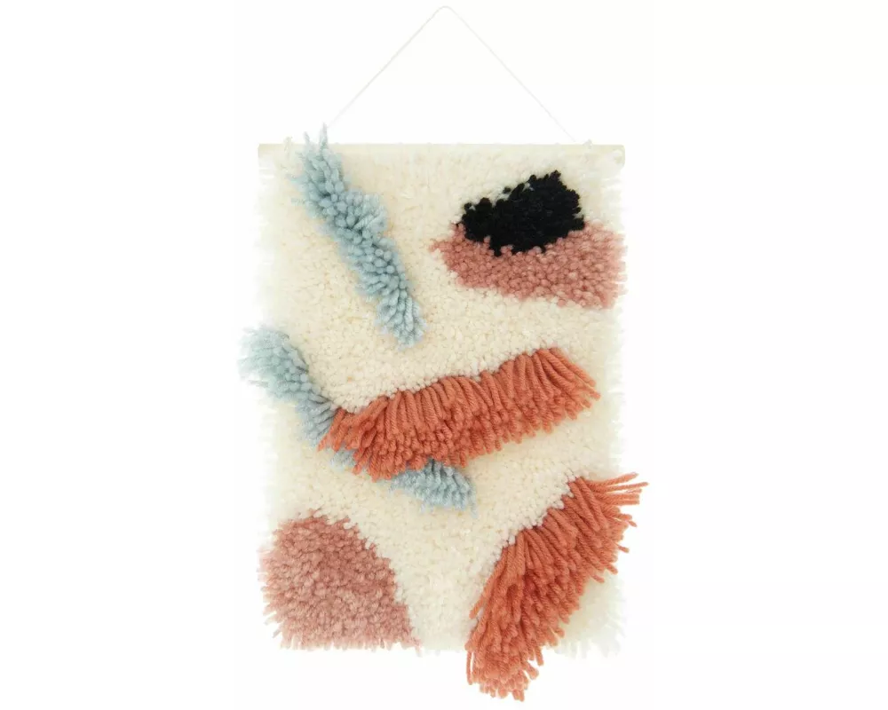 Rico Hooki Hooki, Knüpfset, Steine, Wandbehang, 20x30cm