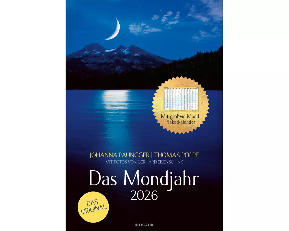 Das Mondjahr 2026 - Wand-Spiralkalender