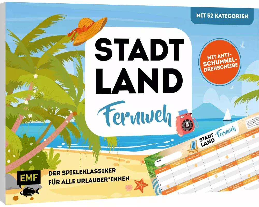 Stadt, Land, Fernweh – Der Spieleklassiker für alle Urlauber*innen