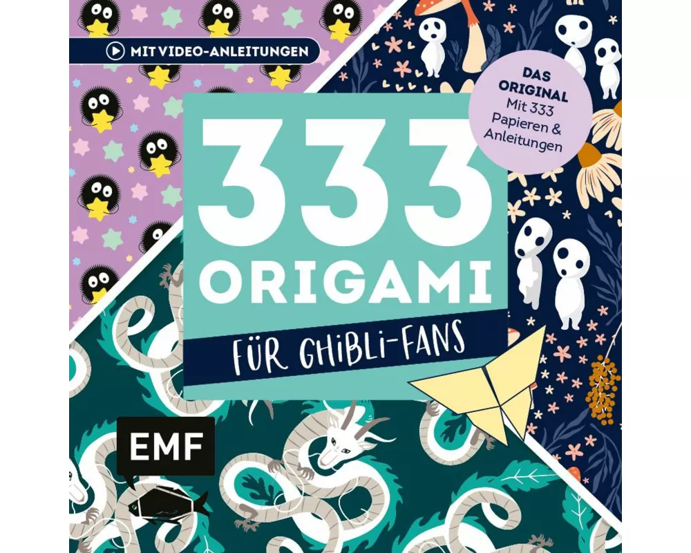 333 Origami – Für Ghibli-Fans – Niedliche Papiere falten