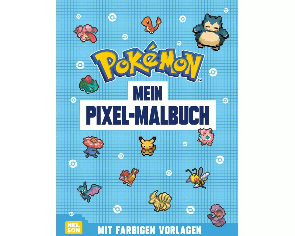 Pokémon Activity-Buch: Mein Pixel-Malbuch