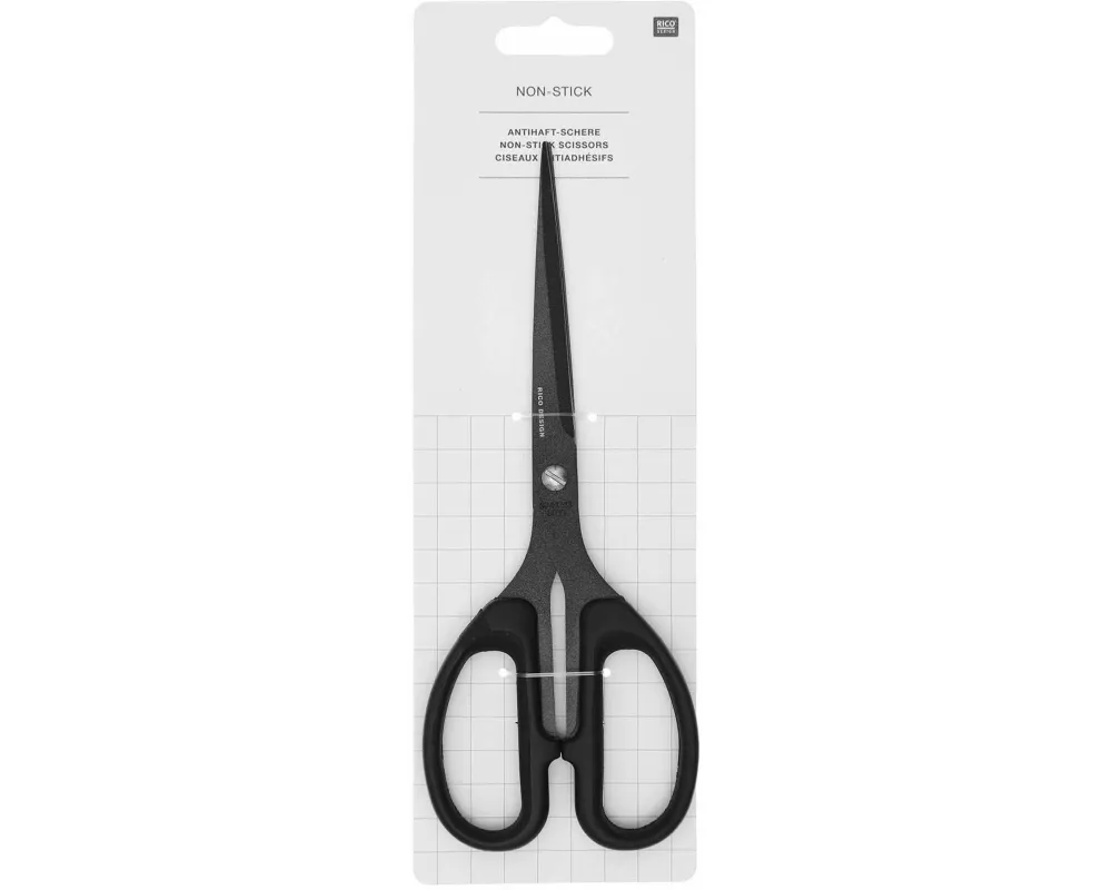 Antihaft Schere Schwarz, 21 cm / 8,25''