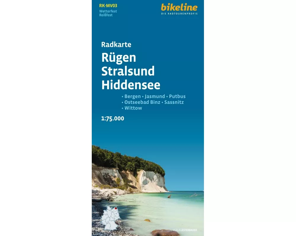 Radkarte Rügen Stralsund Hiddensee (RK-MV03)