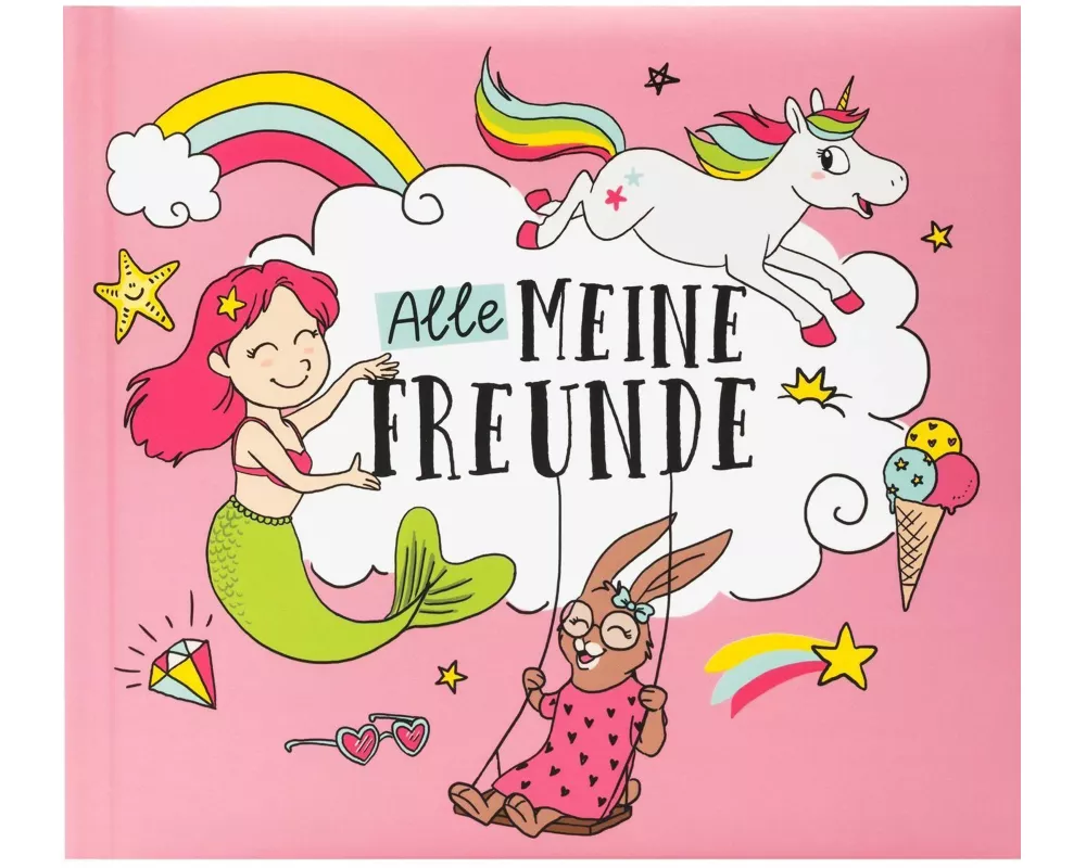 GRUSS & CO Freundebuch Motiv "Alle meine Freunde"