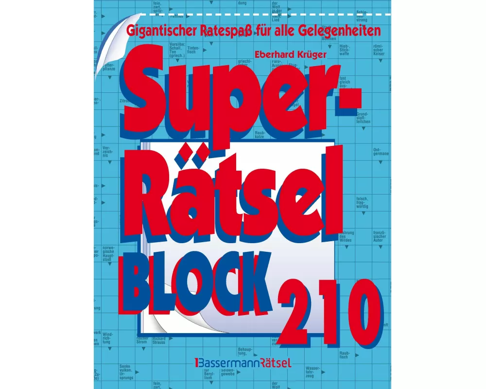 Superrätselblock 210 (5 Exemplare à 4,99 €)