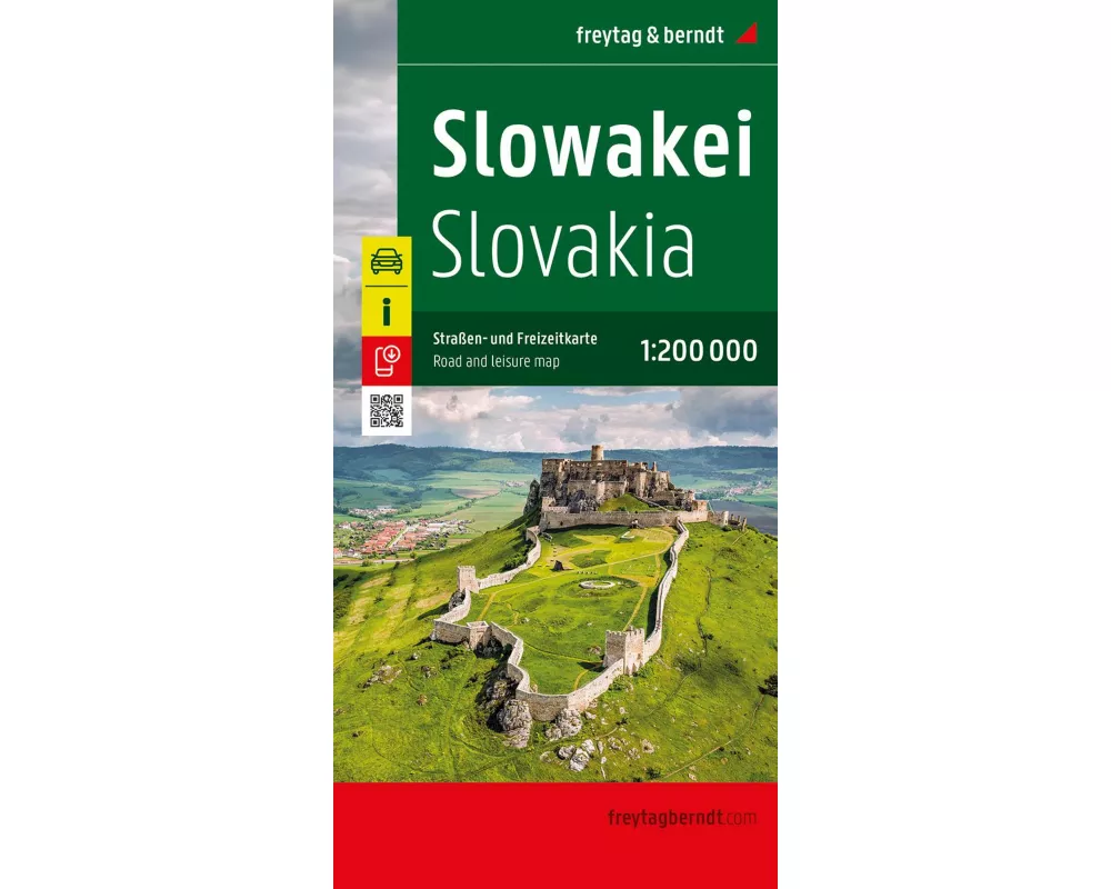 freytag & berndt Straßenkarte Slowakei 1:200.000