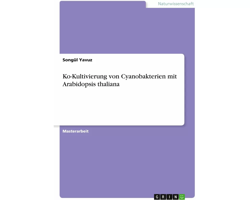 Ko-Kultivierung von Cyanobakterien mit Arabidopsis thaliana