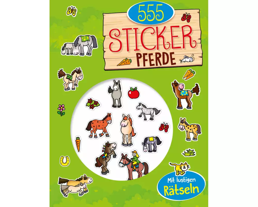 555 Sticker Pferde