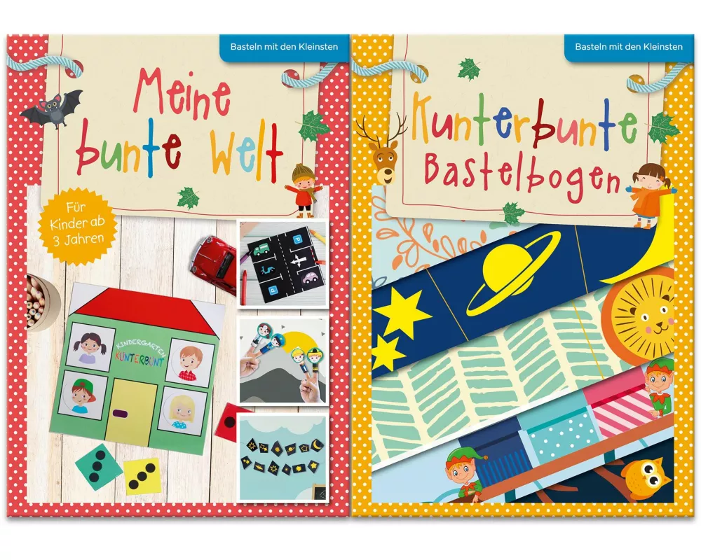 Meine bunte Welt - Kunterbunte Bastelbogen