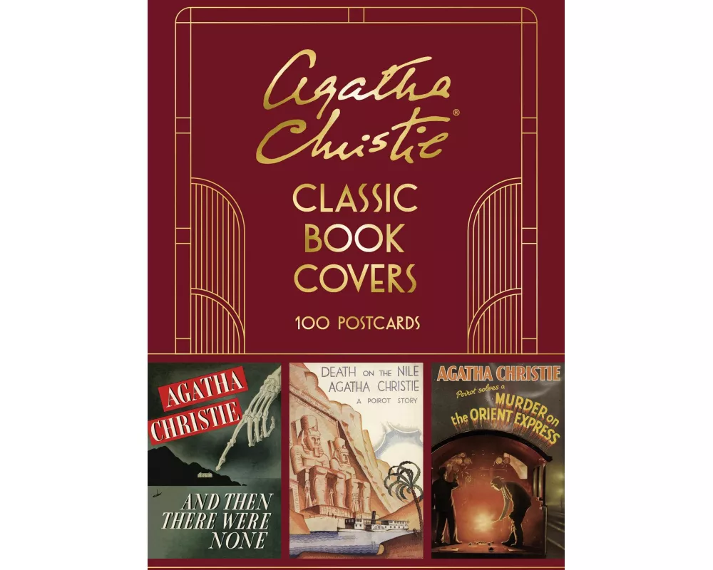 Agatha Christie Classic Book Covers: 100 Postcards