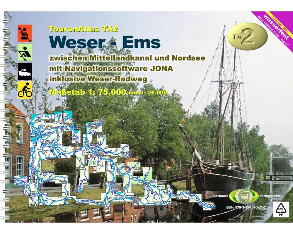 TourenAtlas TA2 Weser-Ems