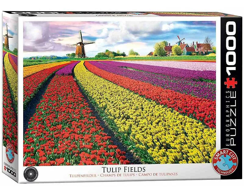 Puzzle 1000 Teile - Tulip Fields Netherlands