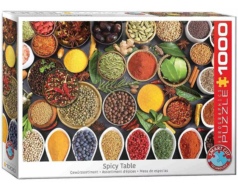 Puzzle 1000 Teile - Spicy Table