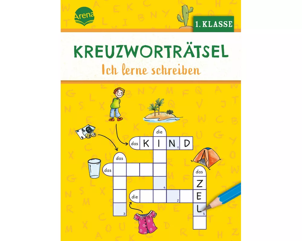 Kreuzworträtsel. Ich lerne schreiben (1. Klasse)
