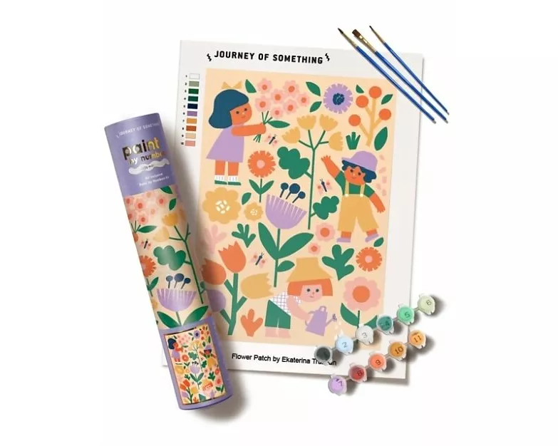 Kids Paint by Numbers: Flower Patch