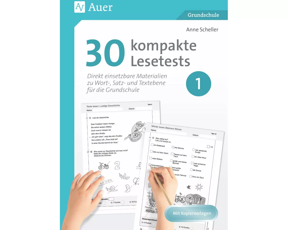 30 kompakte Lesetests für Klasse 1