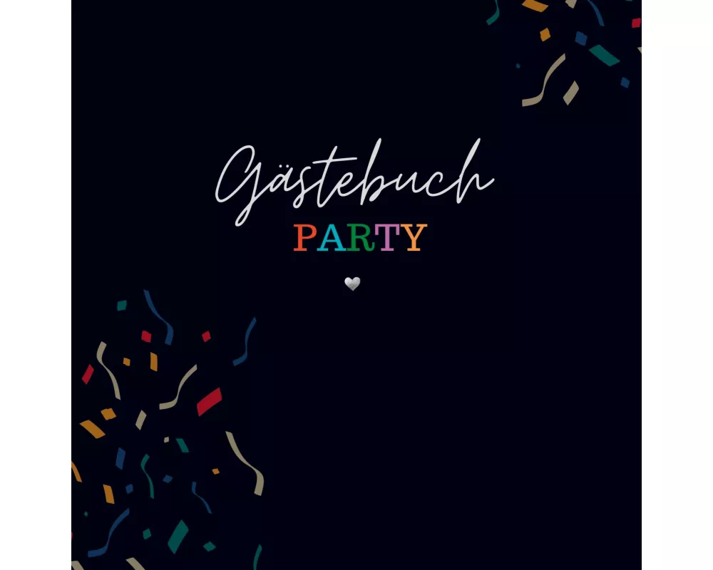 Gästebuch Party- Gästebuch Blanko