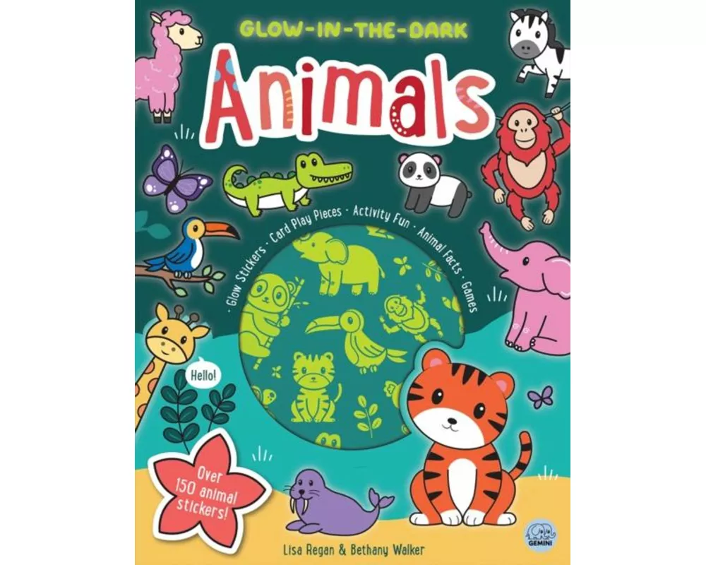 Glow-in-the-Dark Animals Sticker Activity