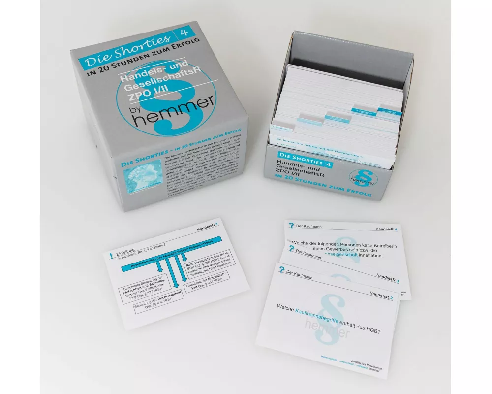 Shorties Box 4 - Handels- und GesellschaftsR, ZPO I/II