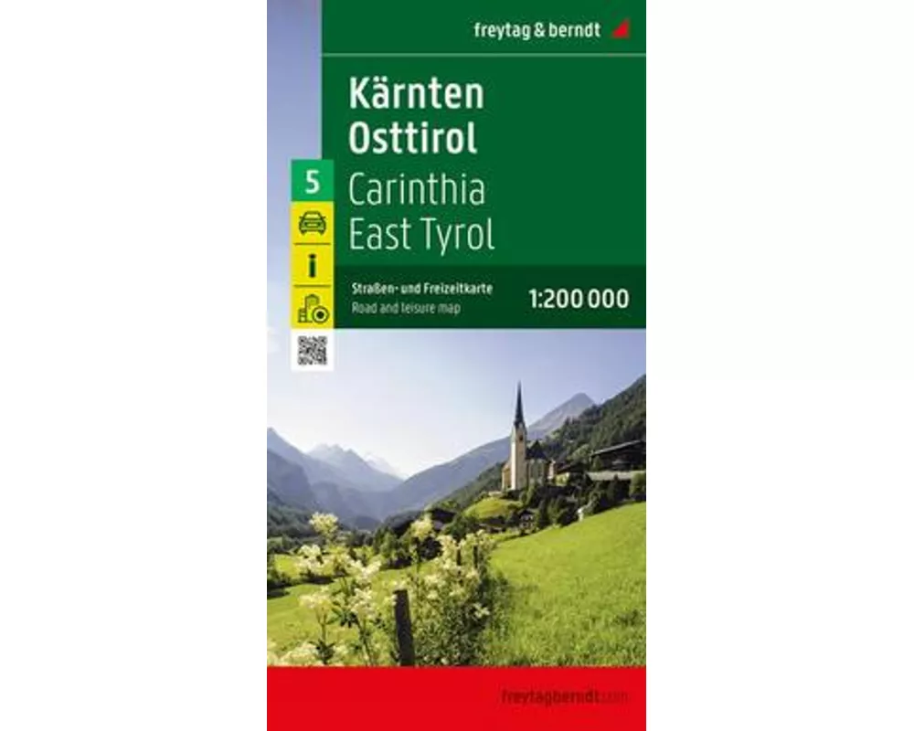 freytag & berndt Straßenkarte Kärnten - Osttirol 1:200.000