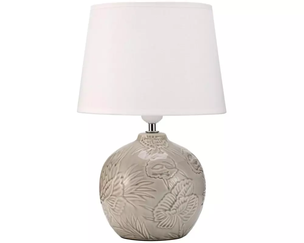 Pauleen Tischleuchte Tender Love, E27, Grau/Weiss