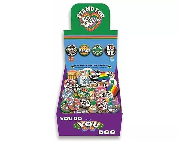 Stand for Love Button Box