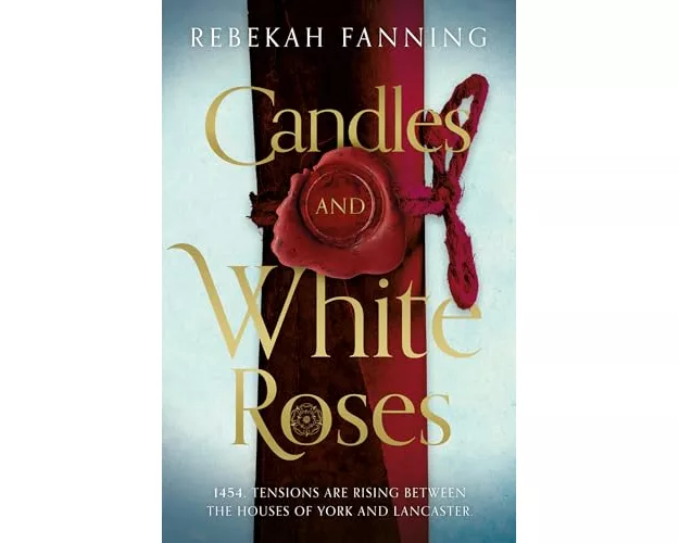 Candles and White Roses