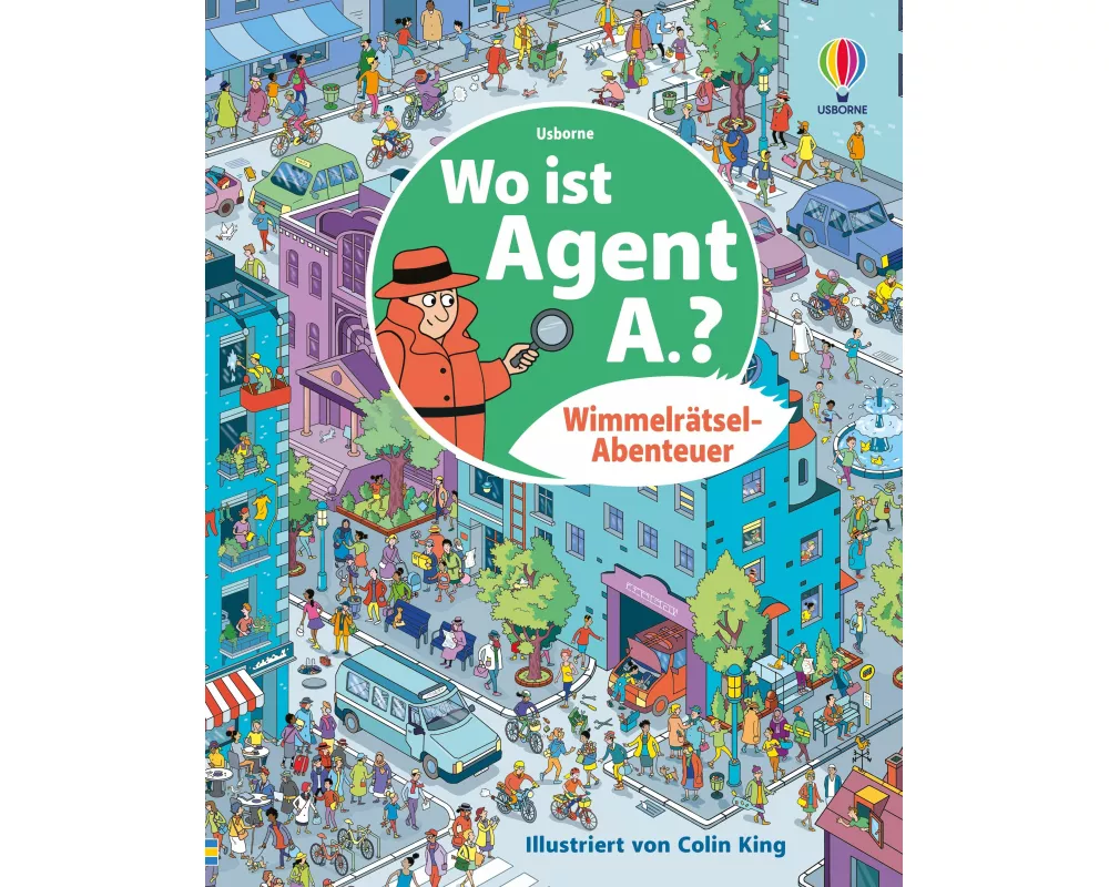 Wimmelrätsel-Abenteuer: Wo ist Agent A.?