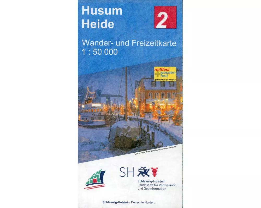 Husum - Heide Wander- und Freizeitkarte 1:50 000