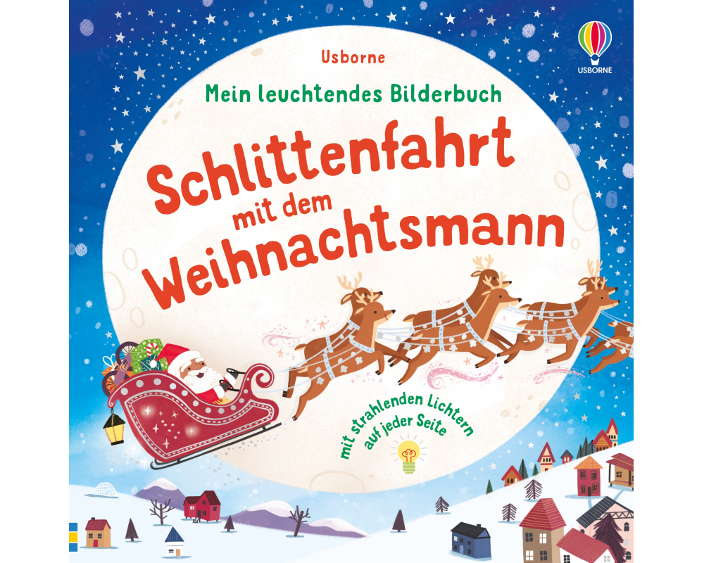 Mein leuchtendes Bilderbuch: Schlittenfahrt mit dem Weihnachtsmann