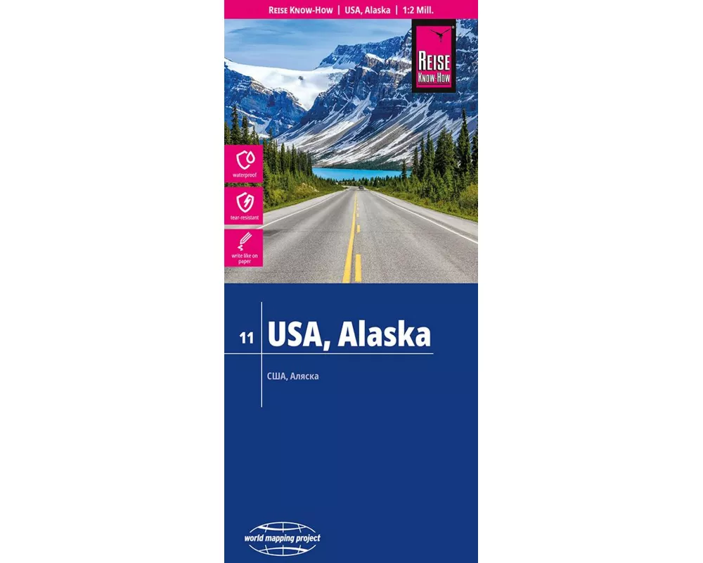 Reise Know-How Landkarte USA 11, Alaska (1:2.000.000)