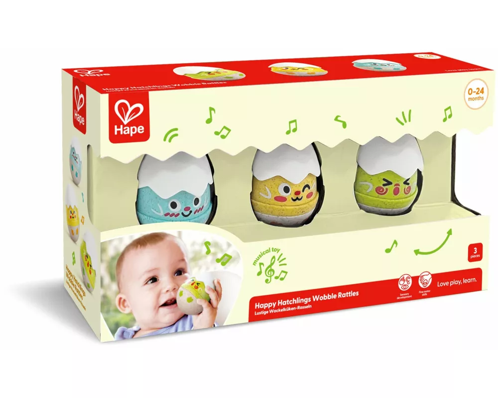 Hape - Lustige Wackelküken-Rasseln