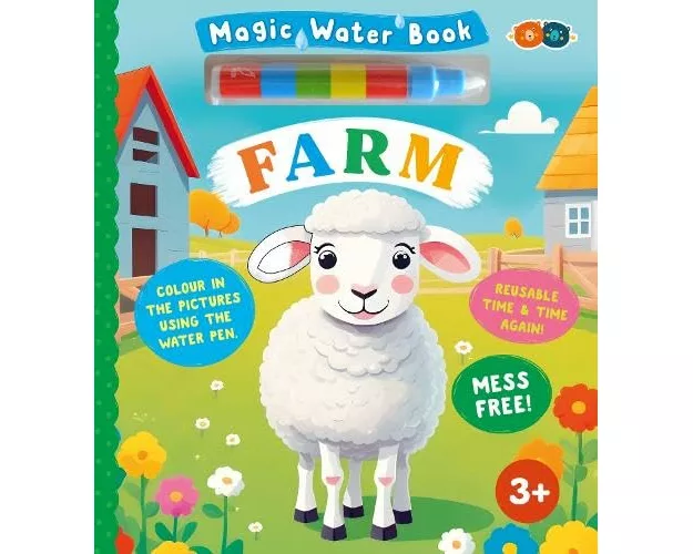 Magic Water Book - Farm