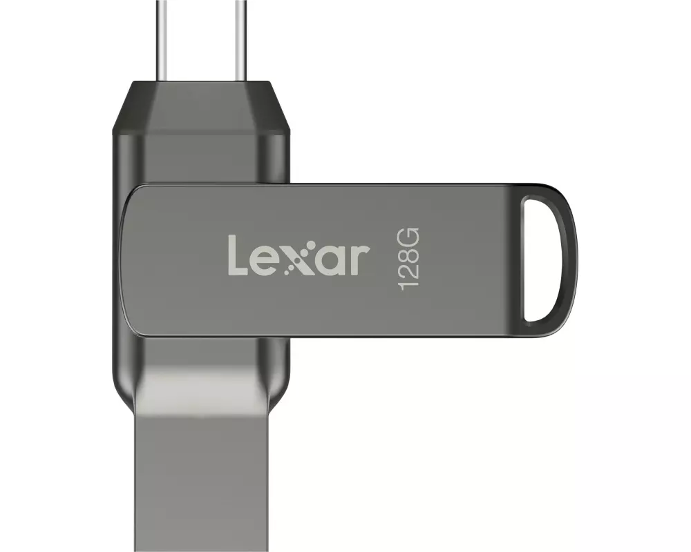 Lexar USB-Stick JumpDrive Dual Drive D400 128 GB