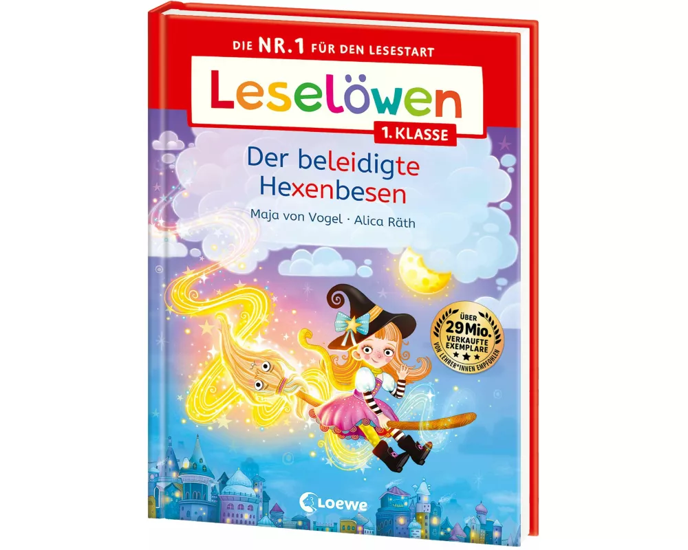 Leselöwen 1. Klasse - Der beleidigte Hexenbesen