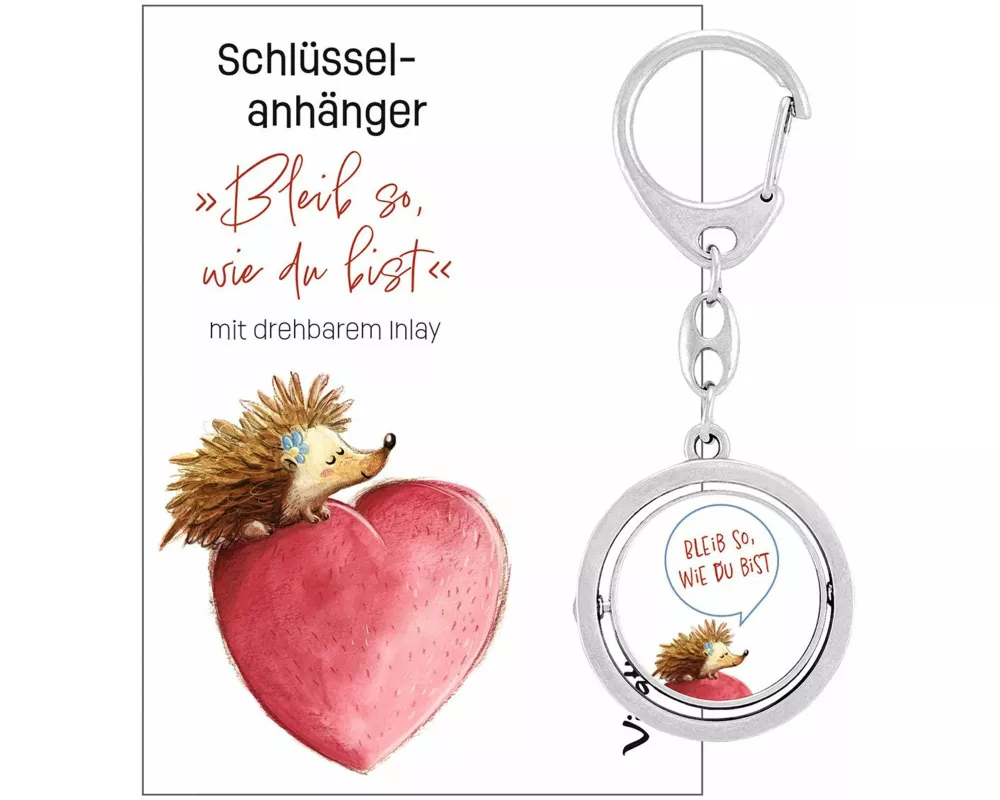 Schlüsselanhänger 'Bleib so, wie du bist'