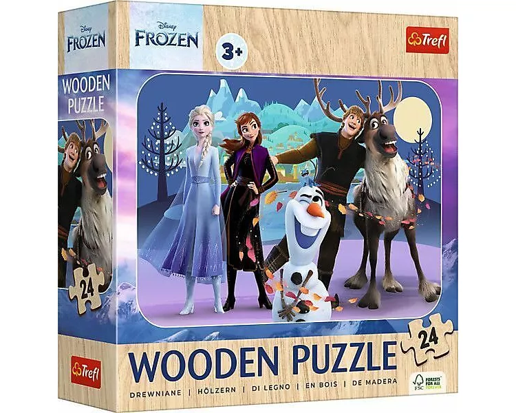 Holz Puzzle Junior 24 - Disney Frozen