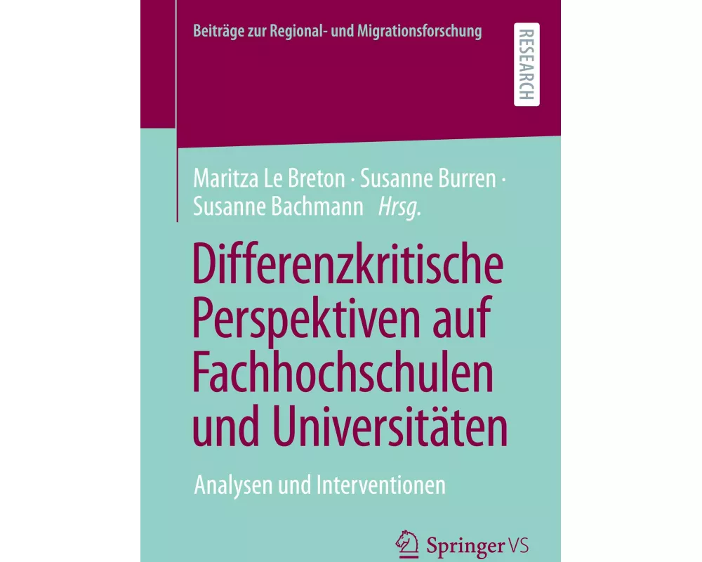 Differenzkritische Perspektiven auf Fachhochschulen und Universitäten
