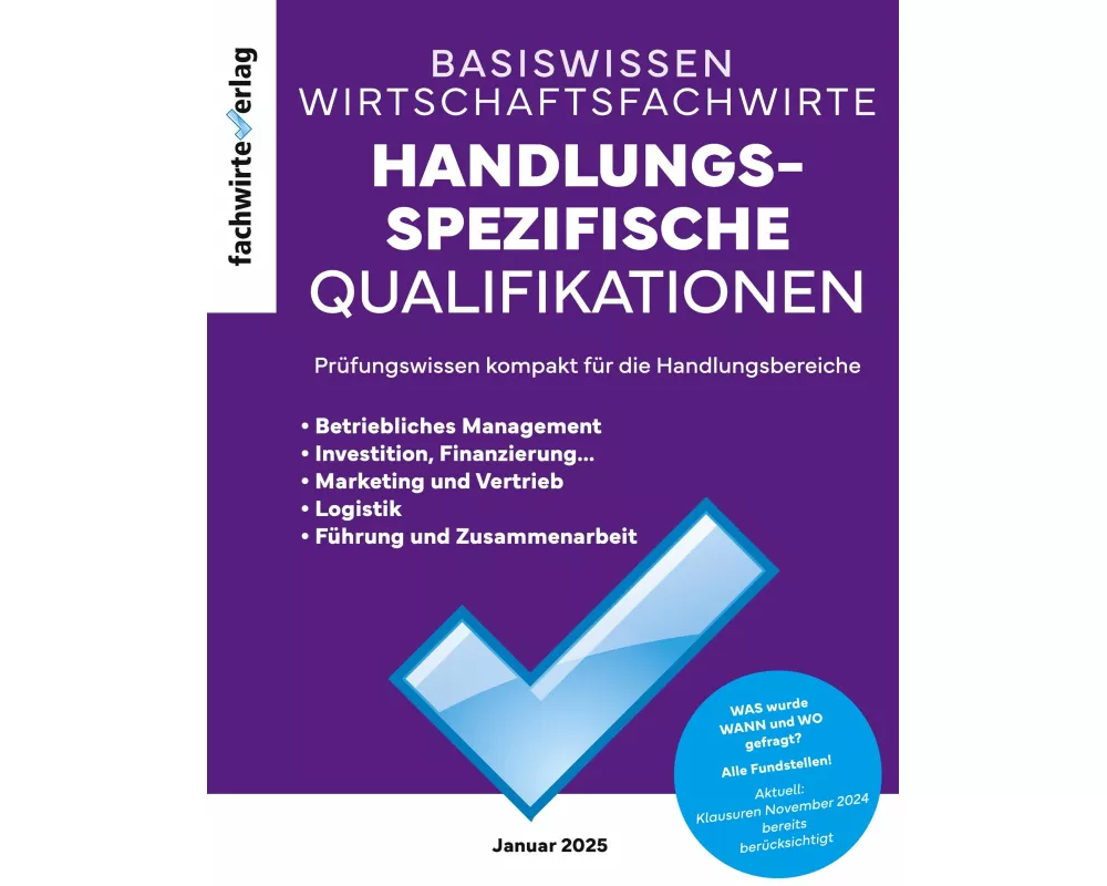Wirtschaftsfachwirte: Handlungsspezifische Qualifikationen