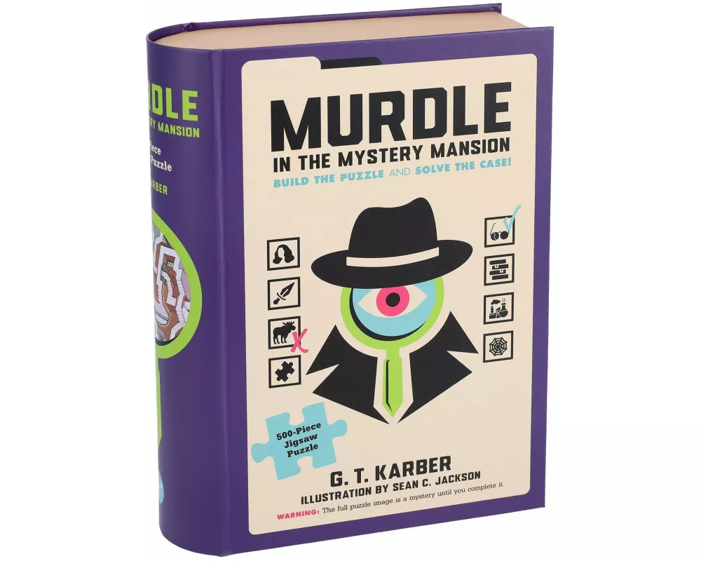 Murdle in the Mystery Mansion 500-Piece Jigsaw Puzzle